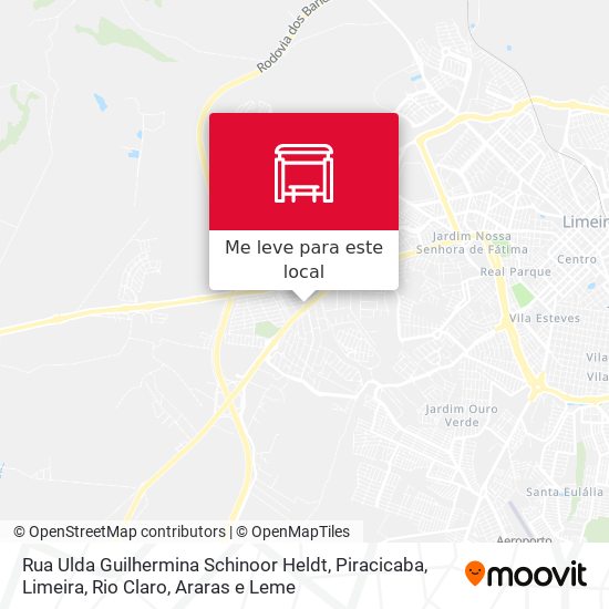 Rua Ulda Guilhermina Schinoor Heldt mapa