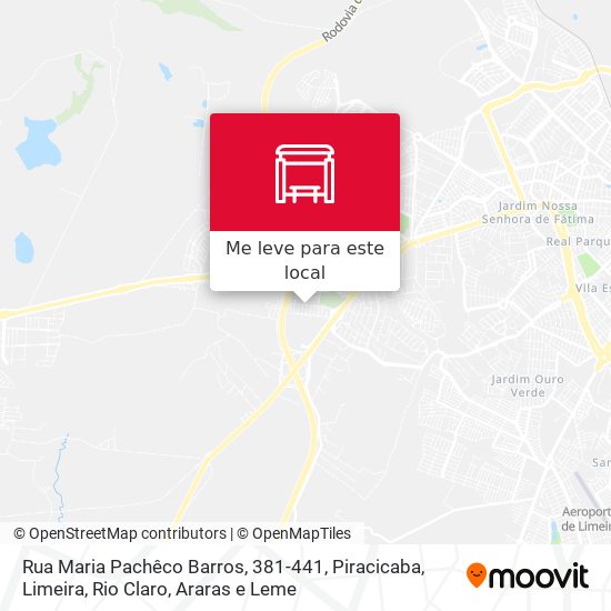 Rua Maria Pachêco Barros, 381-441 mapa