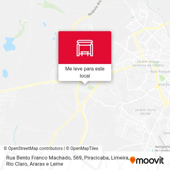 Rua Bento Franco Machado, 569 mapa