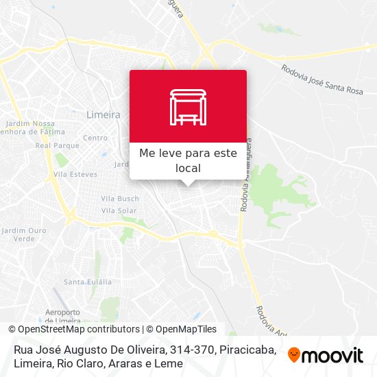 Rua José Augusto De Oliveira, 314-370 mapa