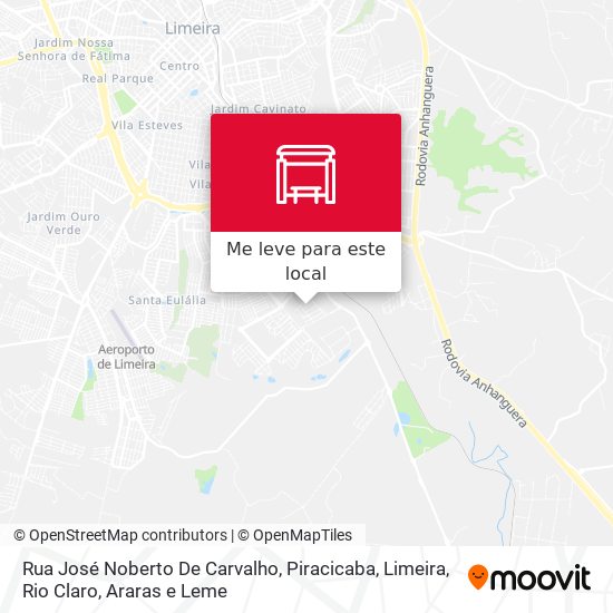 Rua José Noberto De Carvalho mapa