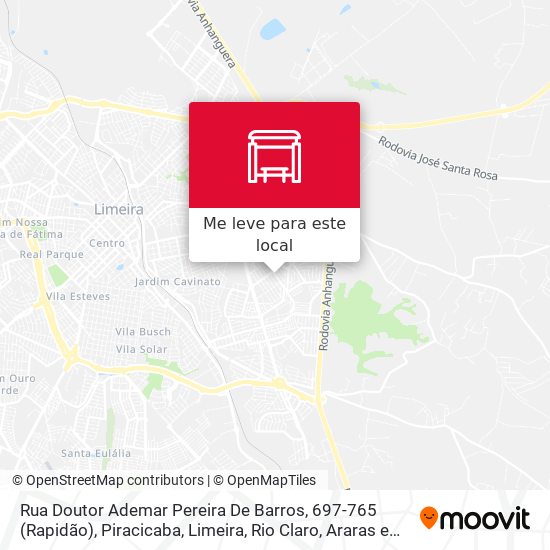 Rua Doutor Ademar Pereira De Barros, 697-765  (Rapidão) mapa