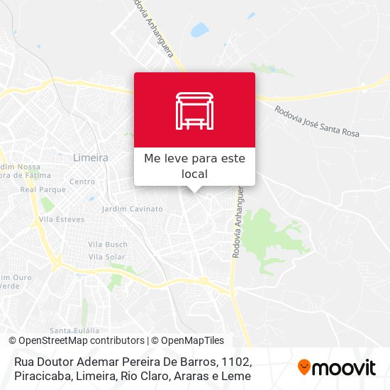 Rua Doutor Ademar Pereira De Barros, 1102 mapa