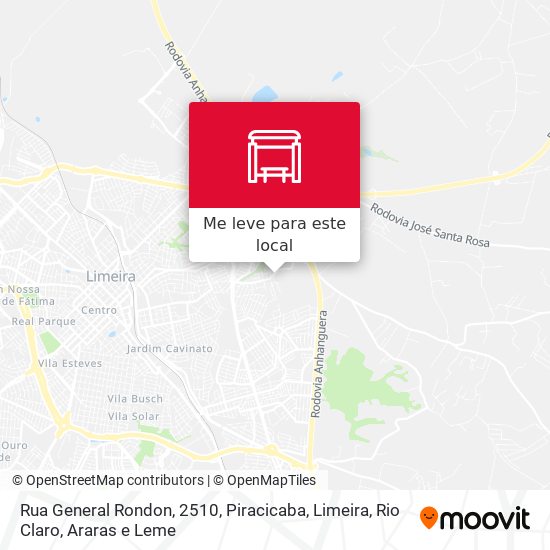 Rua General Rondon, 2510 mapa