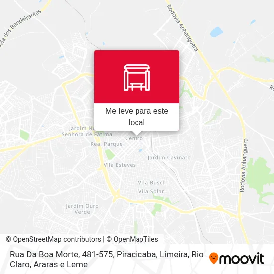 Rua Da Boa Morte, 481-575 mapa