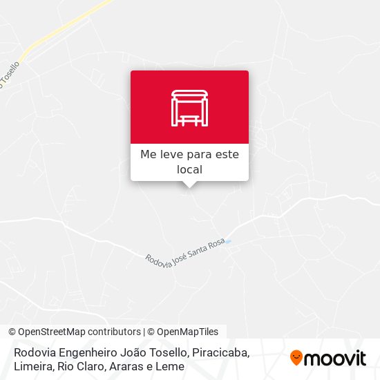 Rodovia Engenheiro João Tosello mapa