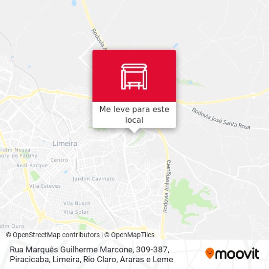 Rua Marquês Guilherme Marcone, 309-387 mapa