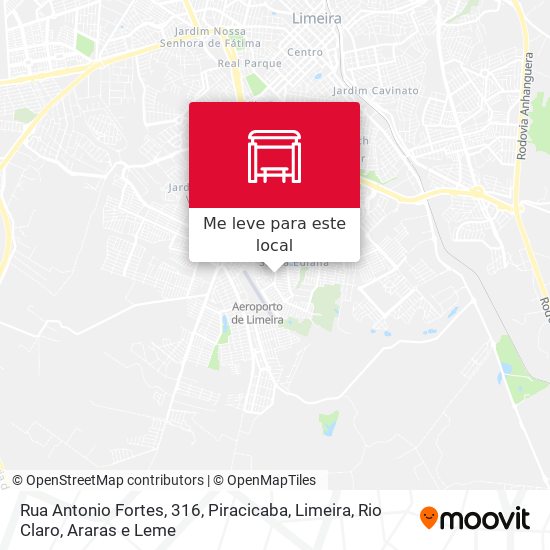 Rua Antonio Fortes, 316 mapa