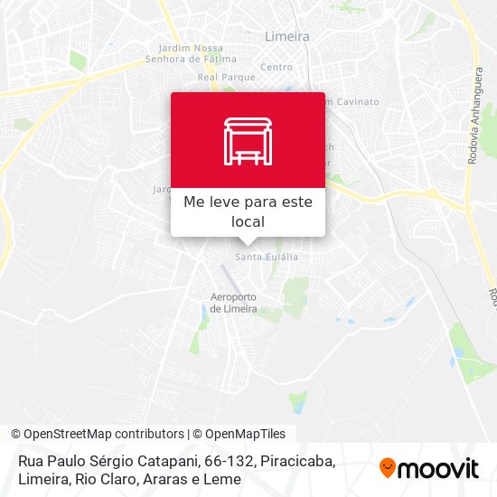 Rua Paulo Sérgio Catapani, 66-132 mapa