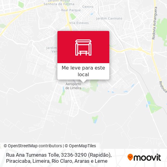 Rua Ana Tumenas Tolle, 3236-3290 (Rapidão) mapa