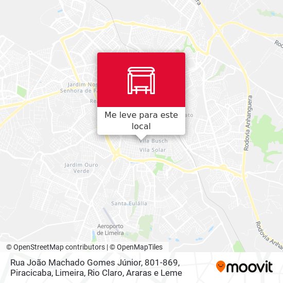 Rua João Machado Gomes Júnior, 801-869 mapa