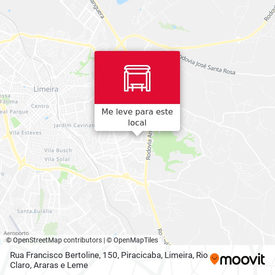 Rua Francisco Bertoline, 150 mapa