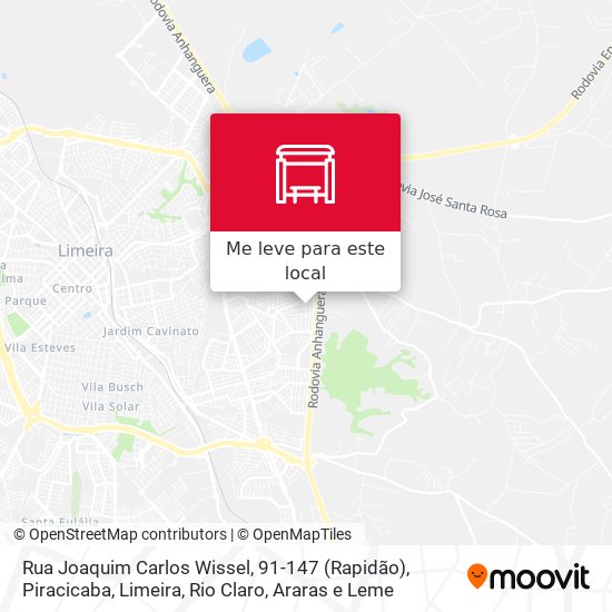 Rua Joaquim Carlos Wissel, 91-147  (Rapidão) mapa