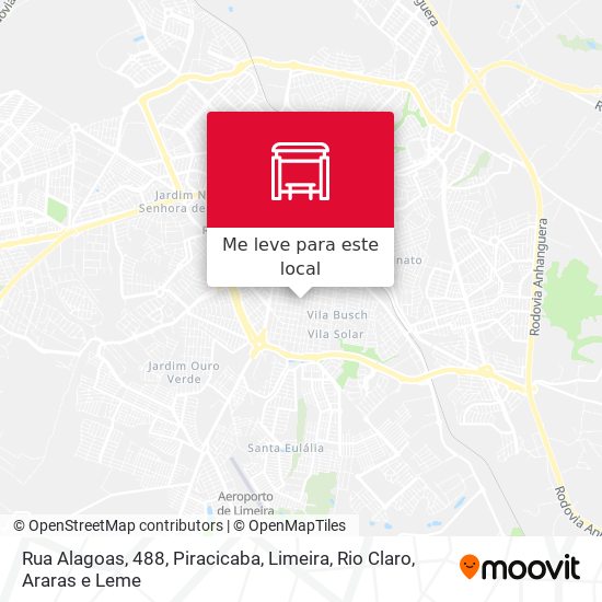 Rua Alagoas, 488 mapa