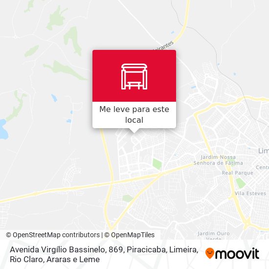 Avenida Virgílio Bassinelo, 869 mapa