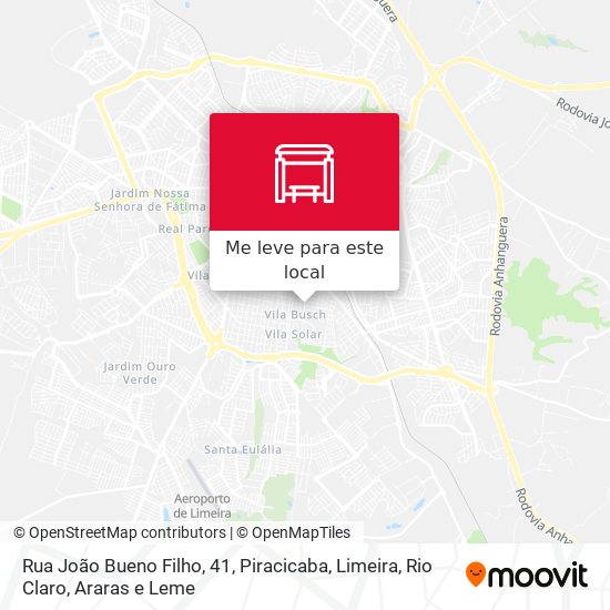 Rua João Bueno Filho, 41 mapa