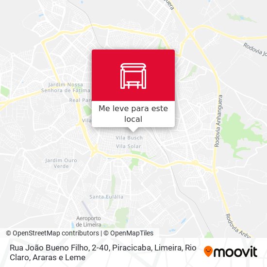 Rua João Bueno Filho, 2-40 mapa