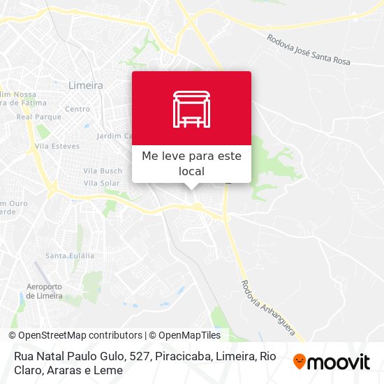 Rua Natal Paulo Gulo, 527 mapa