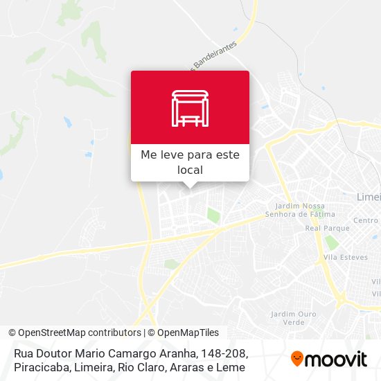 Rua Doutor Mario Camargo Aranha, 148-208 mapa