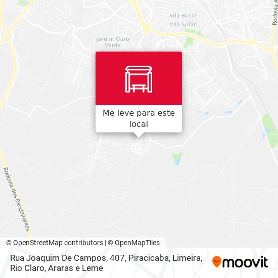 Rua Joaquim De Campos, 407 mapa