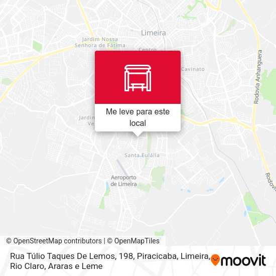Rua Túlio Taques De Lemos, 198 mapa
