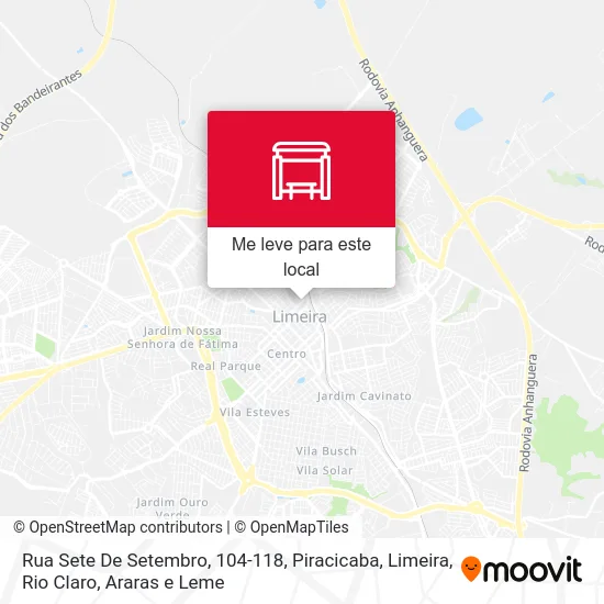 Rua Sete De Setembro, 104-118 mapa