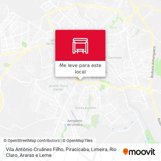 Vila Antônio Cruãnes Filho mapa