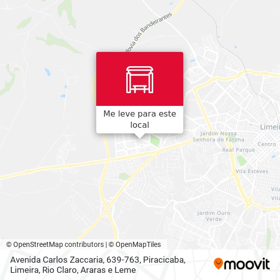 Avenida Carlos Zaccaria, 639-763 mapa