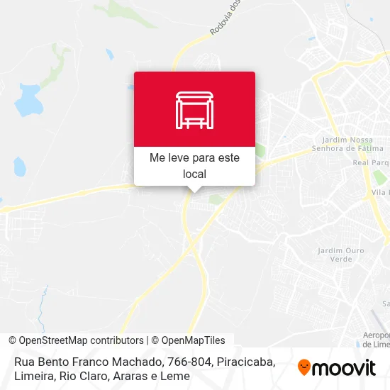 Rua Bento Franco Machado, 766-804 mapa