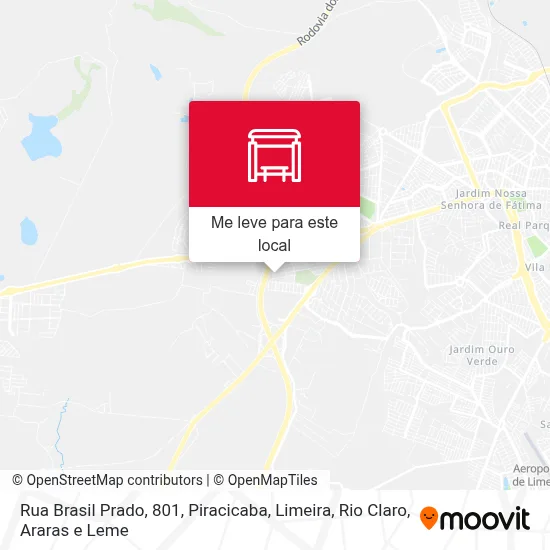 Rua Brasil Prado, 801 mapa