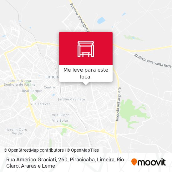 Rua Américo Graciati, 260 mapa