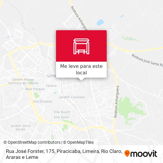 Rua José Forster, 175 mapa