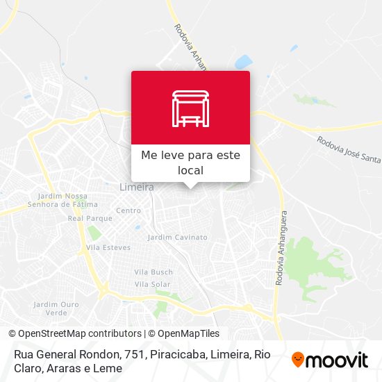 Rua General Rondon, 751 mapa