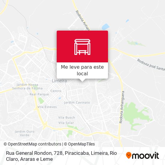 Rua General Rondon, 728 mapa