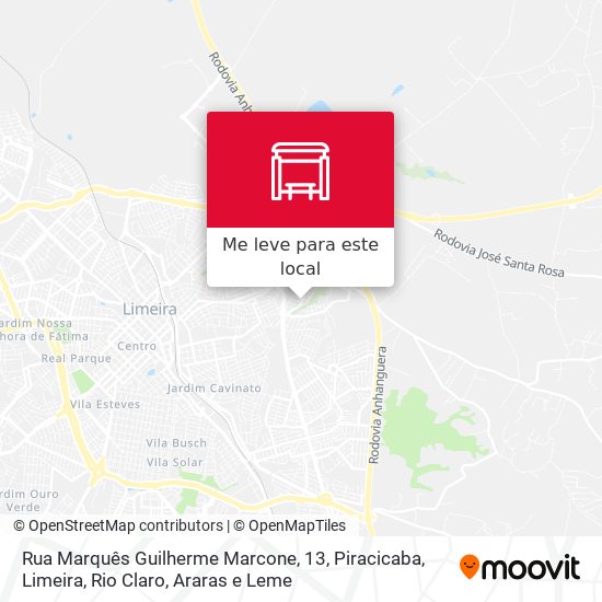 Rua Marquês Guilherme Marcone, 13 mapa