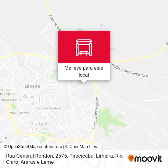 Rua General Rondon, 2575 mapa