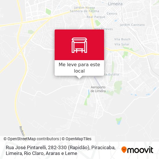 Rua José Pintarelli, 282-330 (Rapidão) mapa