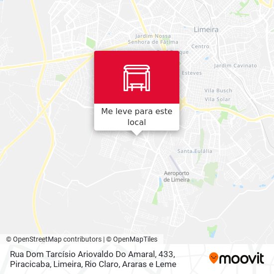Rua Dom Tarcísio Ariovaldo Do Amaral, 433 mapa