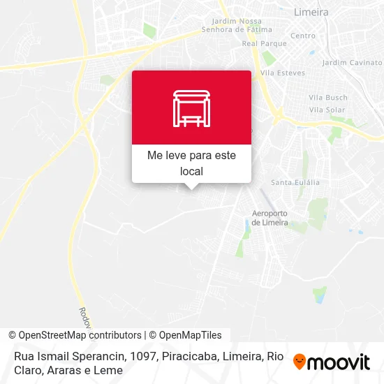 Rua Ismail Sperancin, 1097 mapa