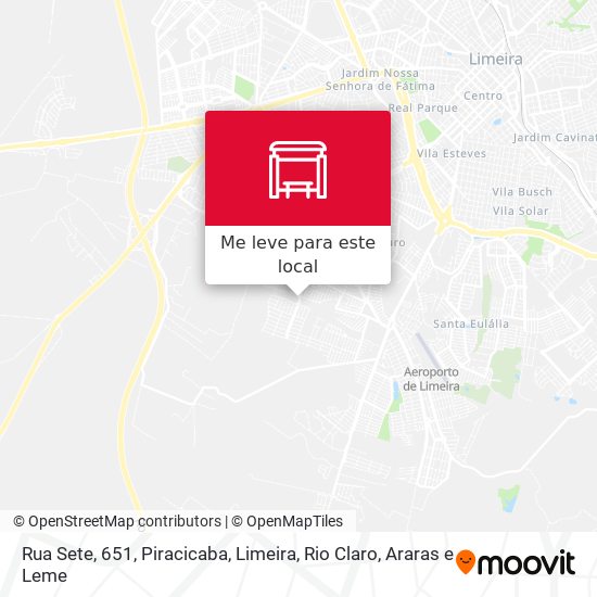 Rua Sete, 651 mapa