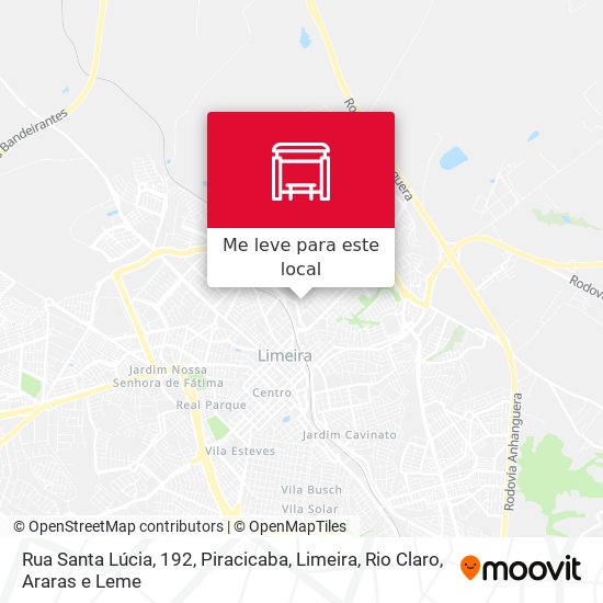 Rua Santa Lúcia, 192 mapa