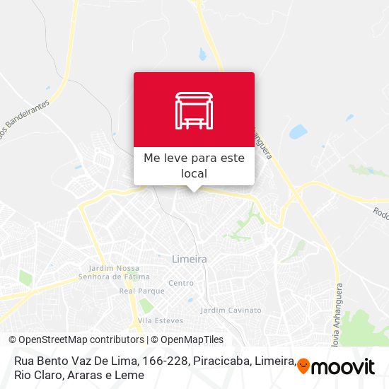 Rua Bento Vaz De Lima, 166-228 mapa