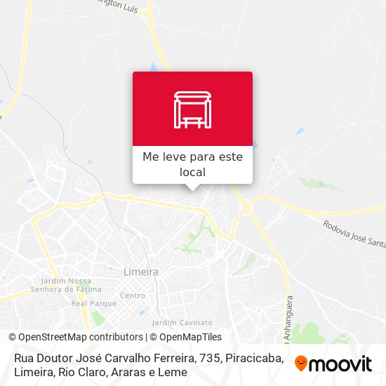 Rua Doutor José Carvalho Ferreira, 735 mapa