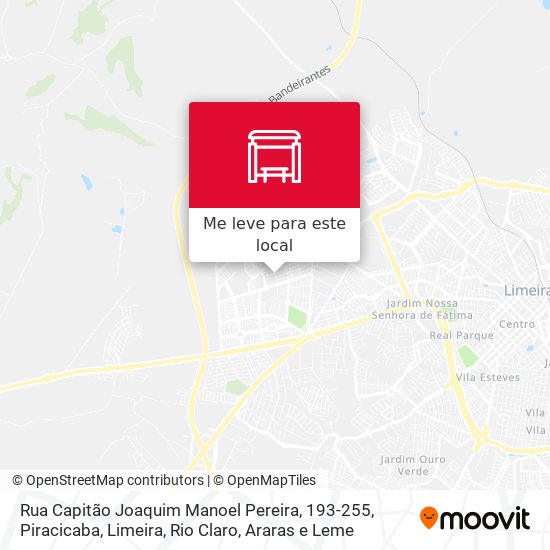 Rua Capitão Joaquim Manoel Pereira, 193-255 mapa