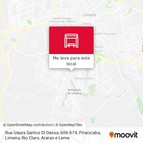 Rua Izaura Santos Di Dessa, 606-674 mapa