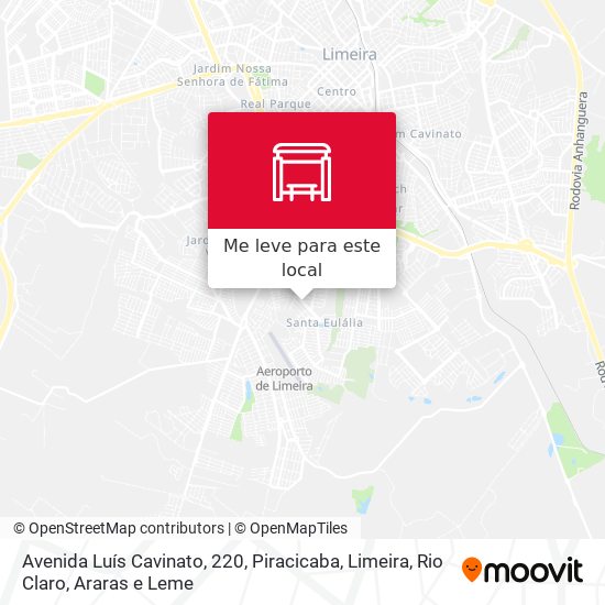 Avenida Luís Cavinato, 220 mapa
