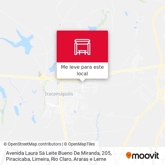 Avenida Laura Sá Leite Bueno De Miranda, 205 mapa