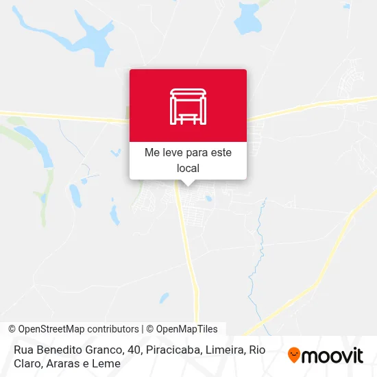 Rua Benedito Granco, 40 mapa