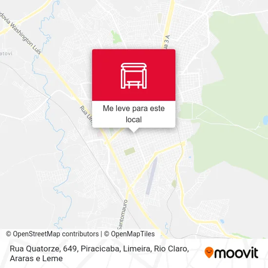 Rua Quatorze, 649 mapa