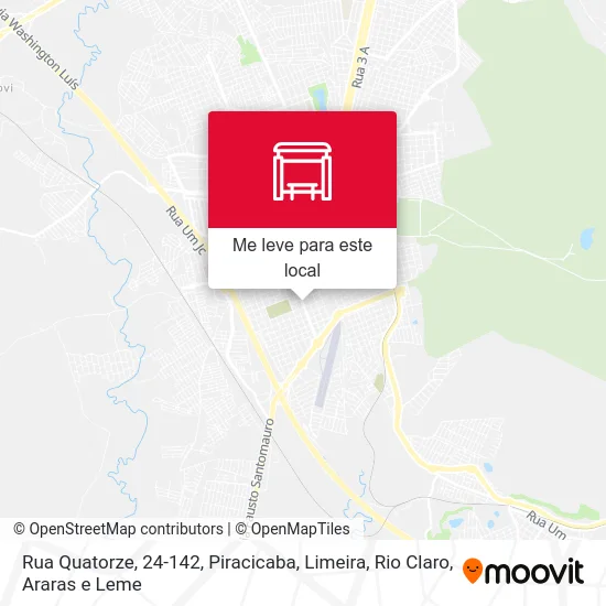 Rua Quatorze, 24-142 mapa